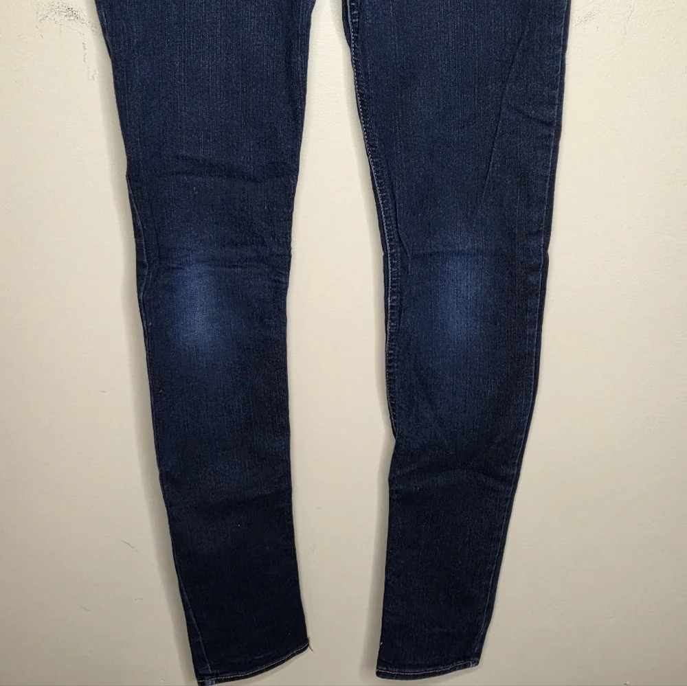 Abercrombie Kids Dark Wash Low Rise Skinny Jeans Girls Size 16 Casual Classic